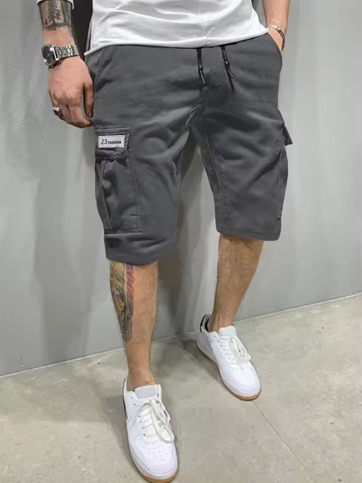 Pantalones cortos cargo para hombre
